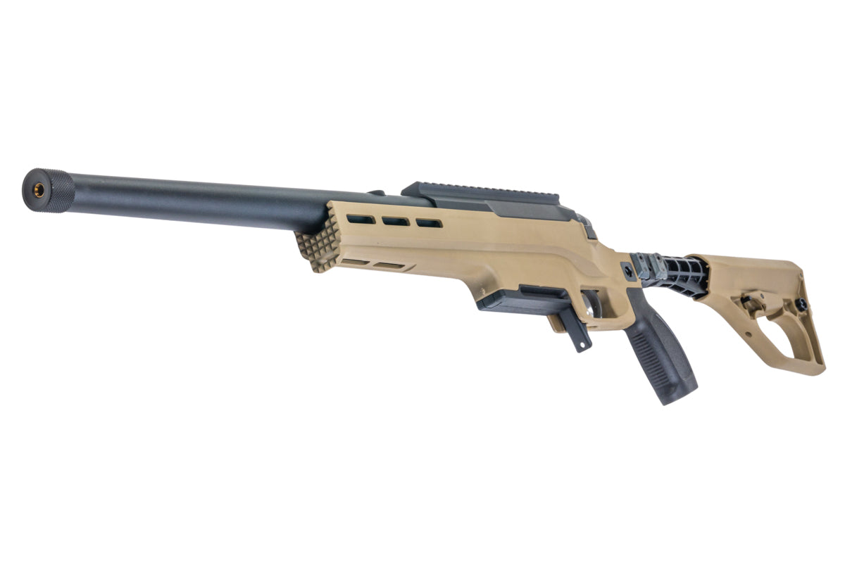 Silverback TAC 41 L Airsoft Bolt Action Rifle, Lite Chassis & Buffer Stock (Dark Earth)
