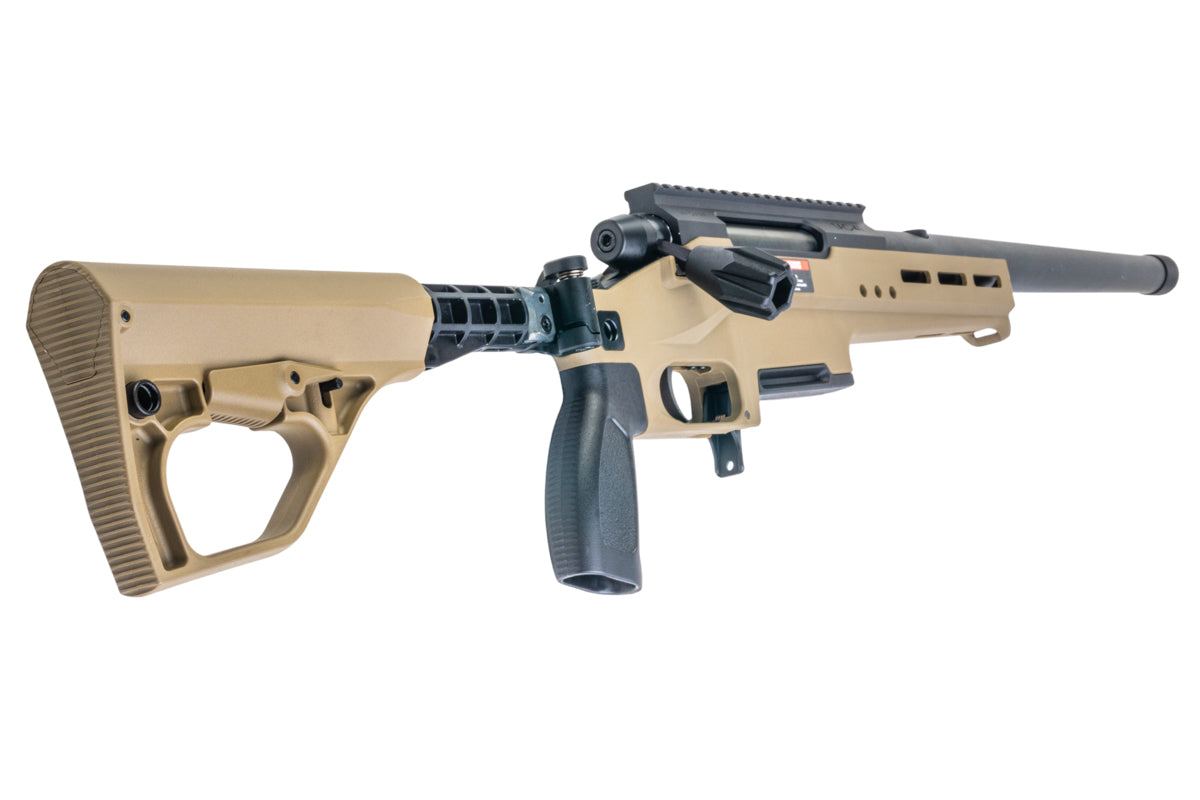 Silverback TAC 41 L Airsoft Bolt Action Rifle, Lite Chassis & Buffer Stock (Dark Earth)