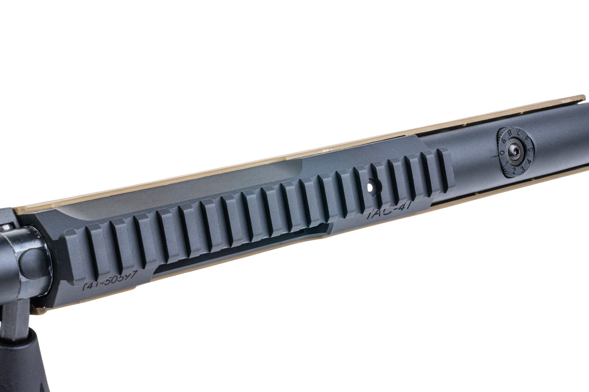 Silverback TAC 41 L Airsoft Bolt Action Rifle, Lite Chassis & Buffer Stock (Dark Earth)