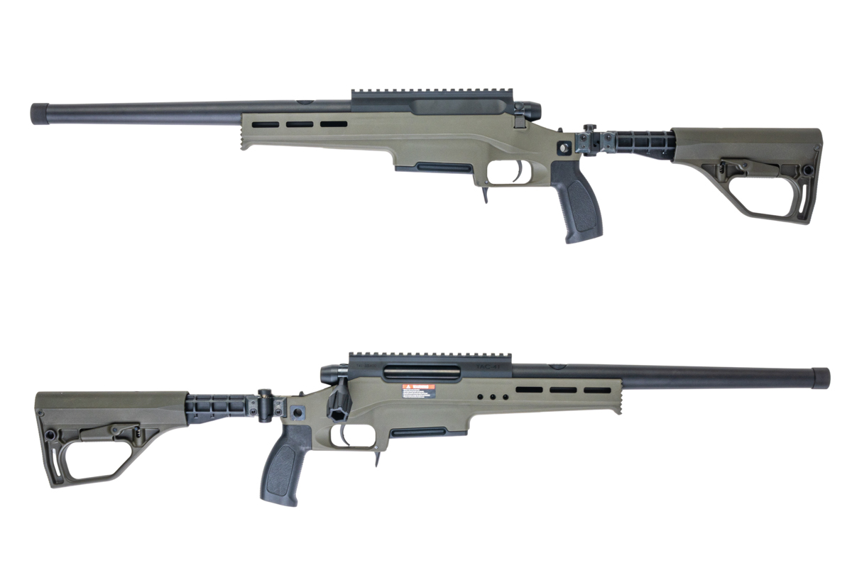 Silverback TAC 41 L Airsoft Bolt Action Rifle, Lite Chassis & Buffer Stock (OD)