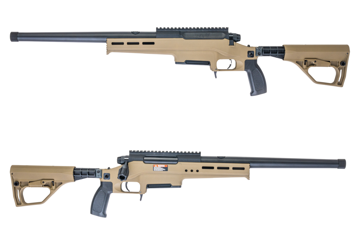 Silverback TAC 41 L Airsoft Bolt Action Rifle, Lite Chassis & Buffer Stock (Sport/ Dark Earth)