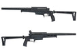 Silverback TAC 41 L Airsoft Bolt Action Rifle, Lite Chassis & Lite Stock (Black)