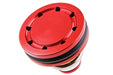 SHS Airsoft Aerail High Flow Bearing Piston Head (Red, 8 Holes)