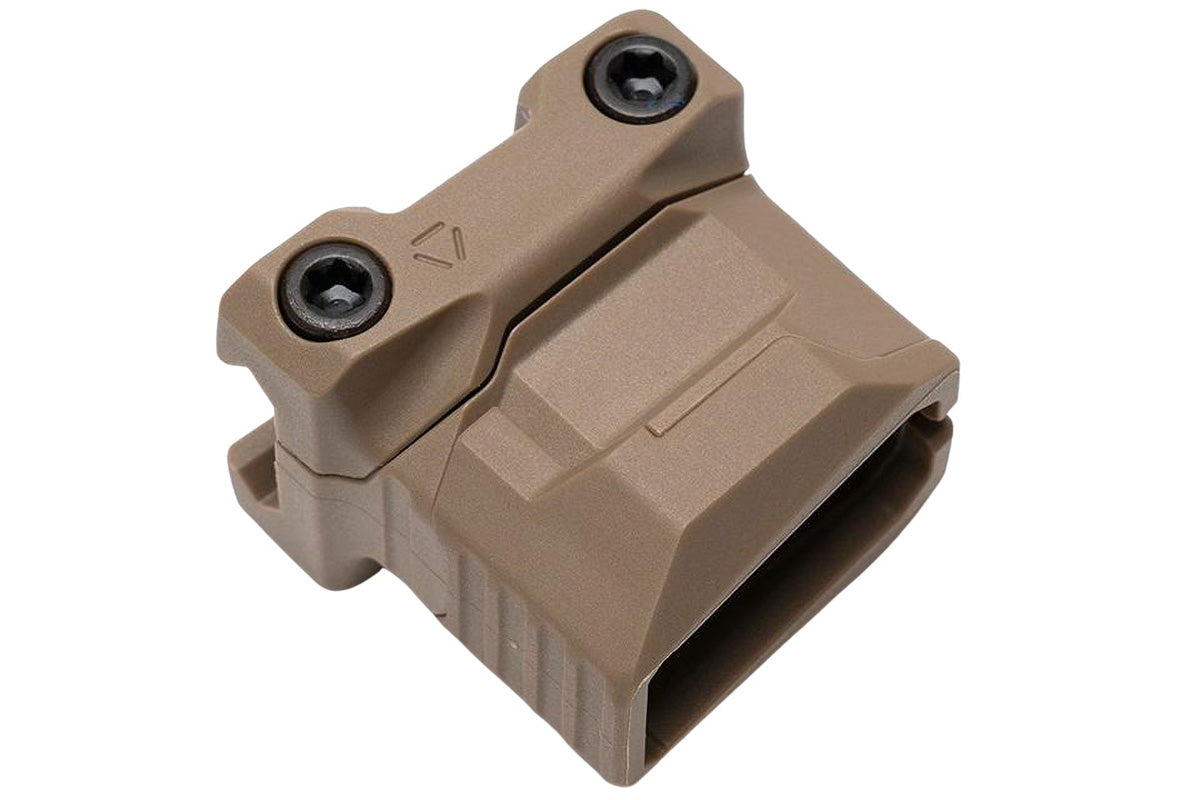 Strike Industries Stacked Angled Grip with Cable Management System (for 1913 Picatinny) - FDE
