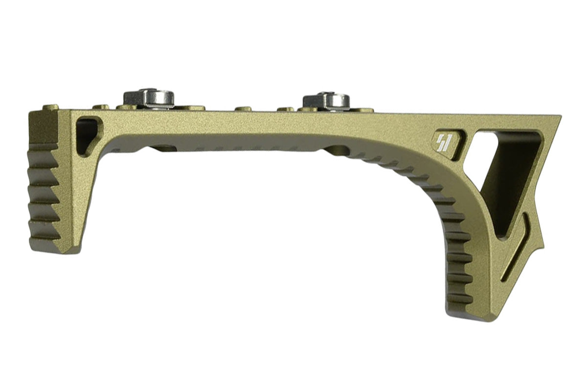 Strike Industries LINK Curved Tactical Foregrip for Mlok and Keymod Rails (FDE)