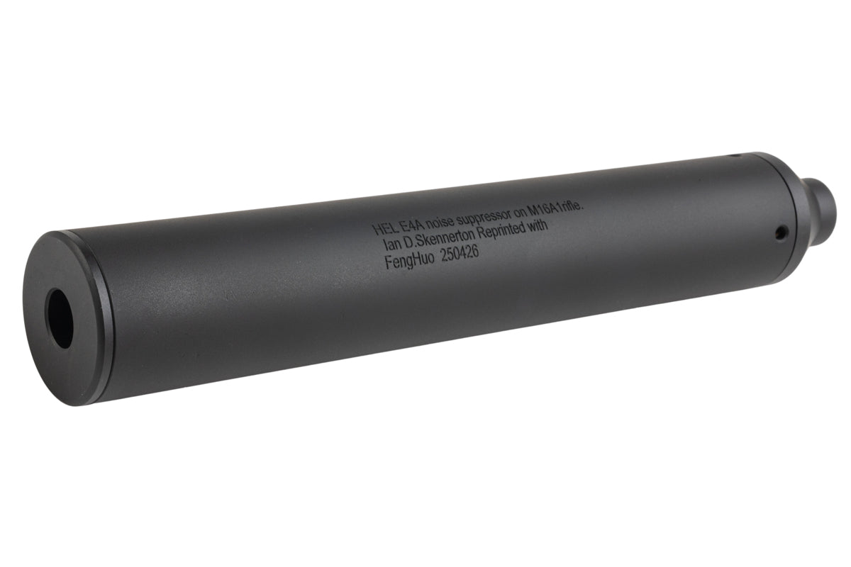 Maddog Customs Aluminum HEL E4A Dummy Suppresor (14mm CCW, Black)