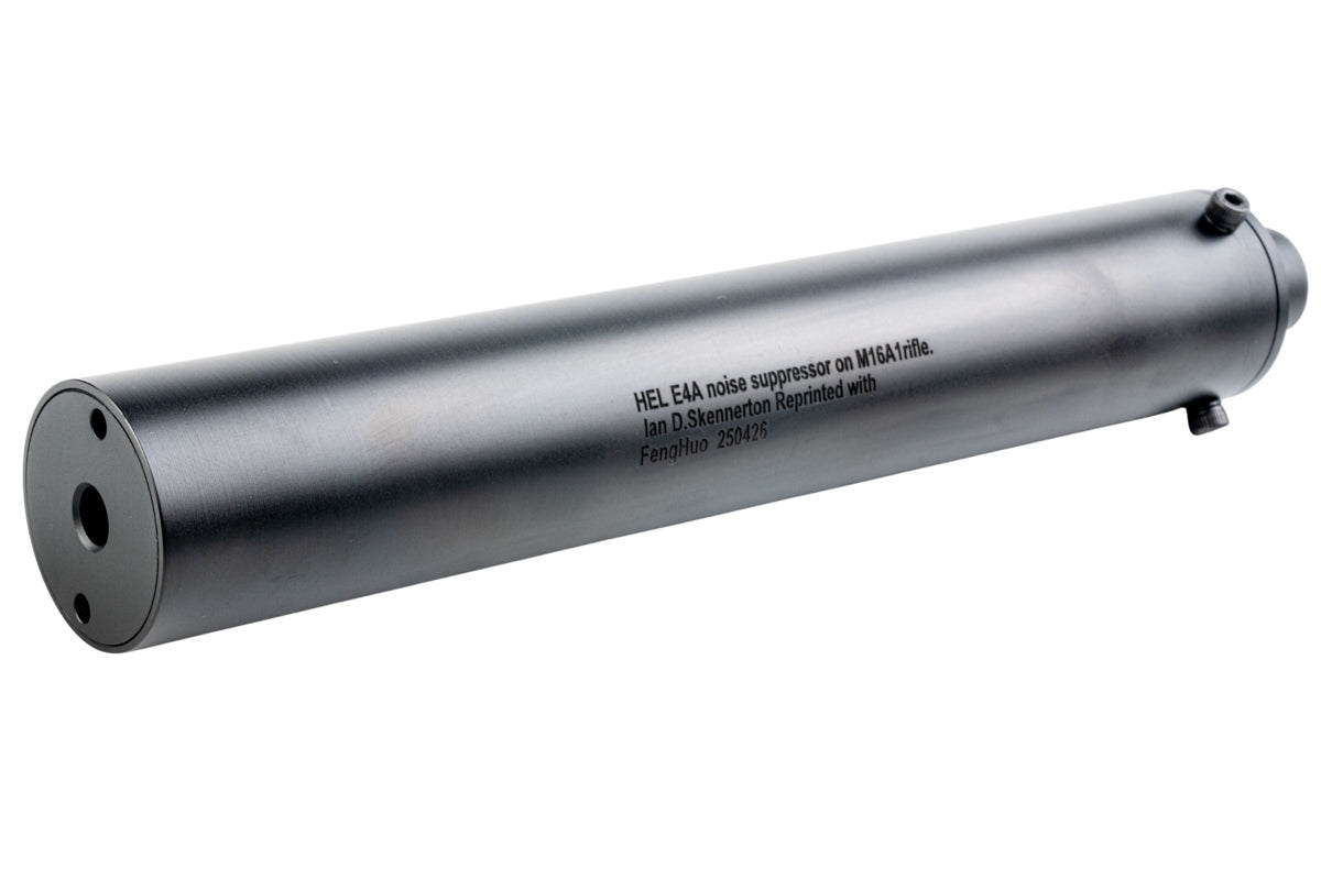 Maddog Customs CNC QBQ Aluminium HEL E4A Dummy Silencer - V2 (for Pencil M16 Outer Barrel Only)