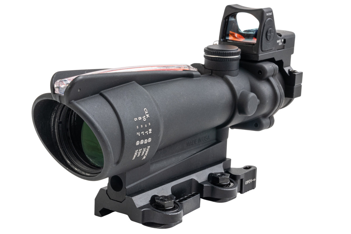 Ta110 Rmr HOLY WARRIOR TA11 ACOG 3.5X w/ RMR Fiber Optic illuminated Rifle Scope ...