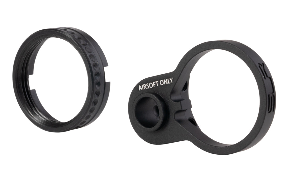 Dytac (SLR Rifleworks) SLR Castle Nut & Receiver End Plate For VFC M4 GBB Airsoft