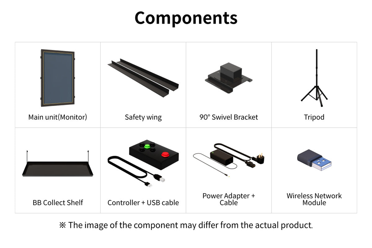 GUNPOWER Advanced SMT Complete Professional Target System (Size: 24 inch / Vertical)