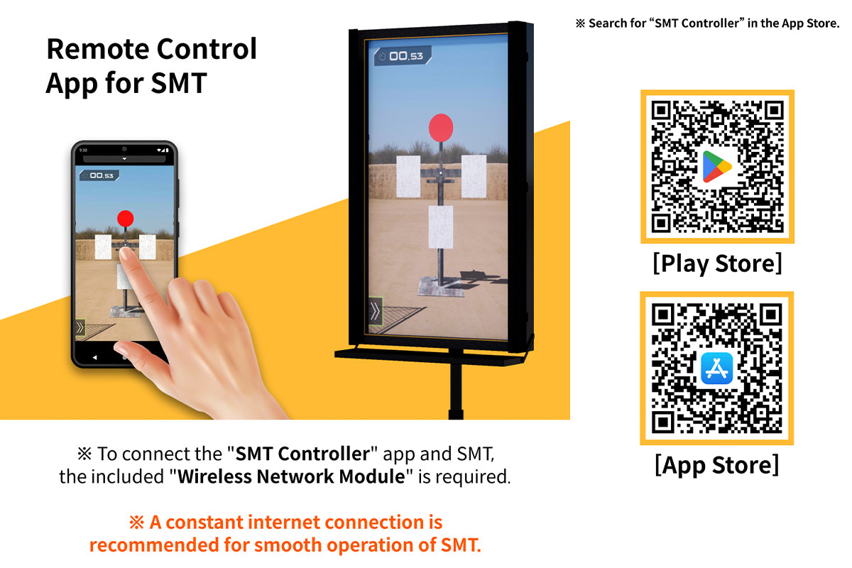 GUNPOWER Advanced SMT Complete Professional Target System (Size: 24 inch / Vertical)