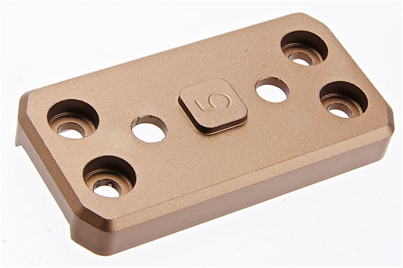 SOTAC CNC Aluminum AD Style 45 Degree Mount For T1/T2/RMR/SRO Sight (Dark Earth)