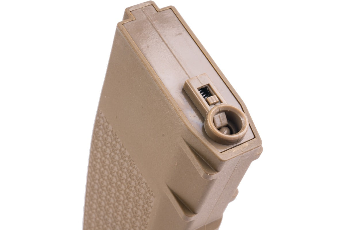 Specna Arms S-MAG 125 rds Mid Cap Magazine for Airsoft M4 AEG (Tan)