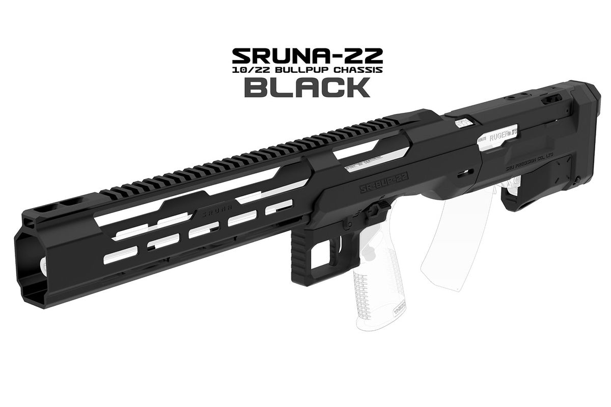 SRU SRUNA-22 bullpup chassis Kit For RUGER 10/22, KJ-WORKS KC02