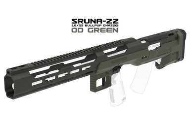 SRU SRUNA-22 bullpup chassis Kit For RUGER 10/22, KJ-WORKS KC02 (OD)