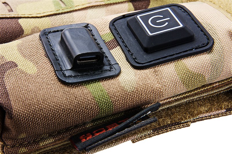 SOETAC Triple Magazine Warmer Pouch For 9mm Airsoft Magazine (Grey)
