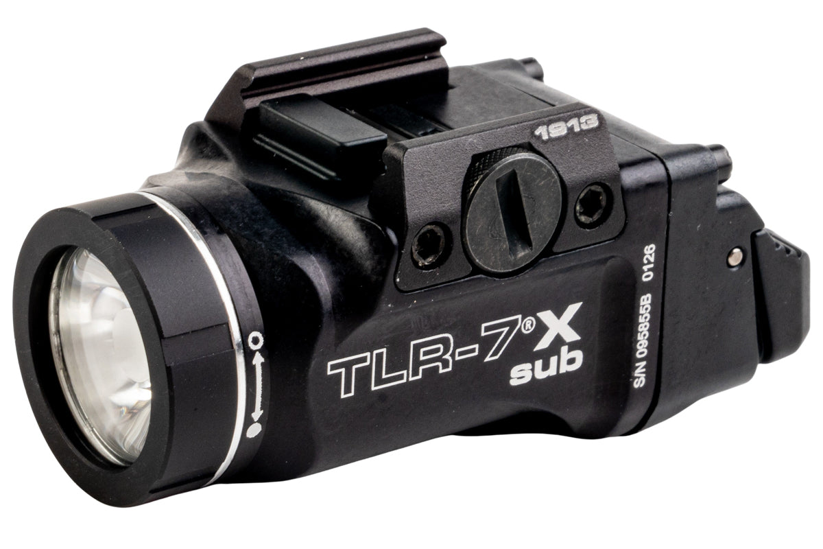 Streamlight TLR-7X SUB USB Gun Light for 1913 Rail Handgun (SL-B9 Battery, 69407)