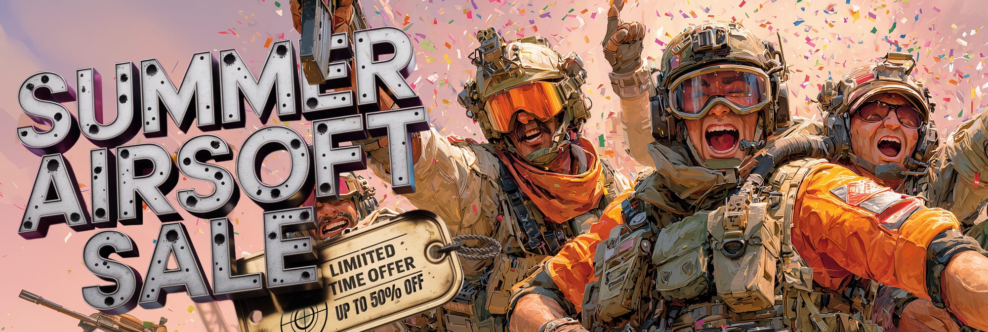 Summer Airsoft Sale~! Celebrate Your Right to Play!