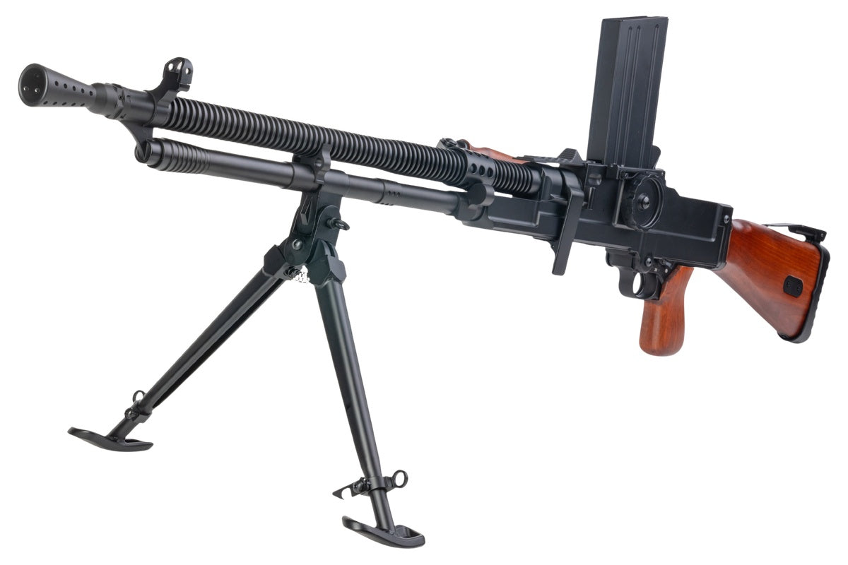 Snow Wolf ZB26 Carbine Airsoft AEG Light Machine Gun (Real Wood)