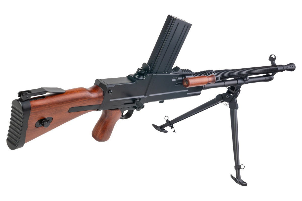 Snow Wolf ZB26 Carbine Airsoft AEG Light Machine Gun (Real Wood)