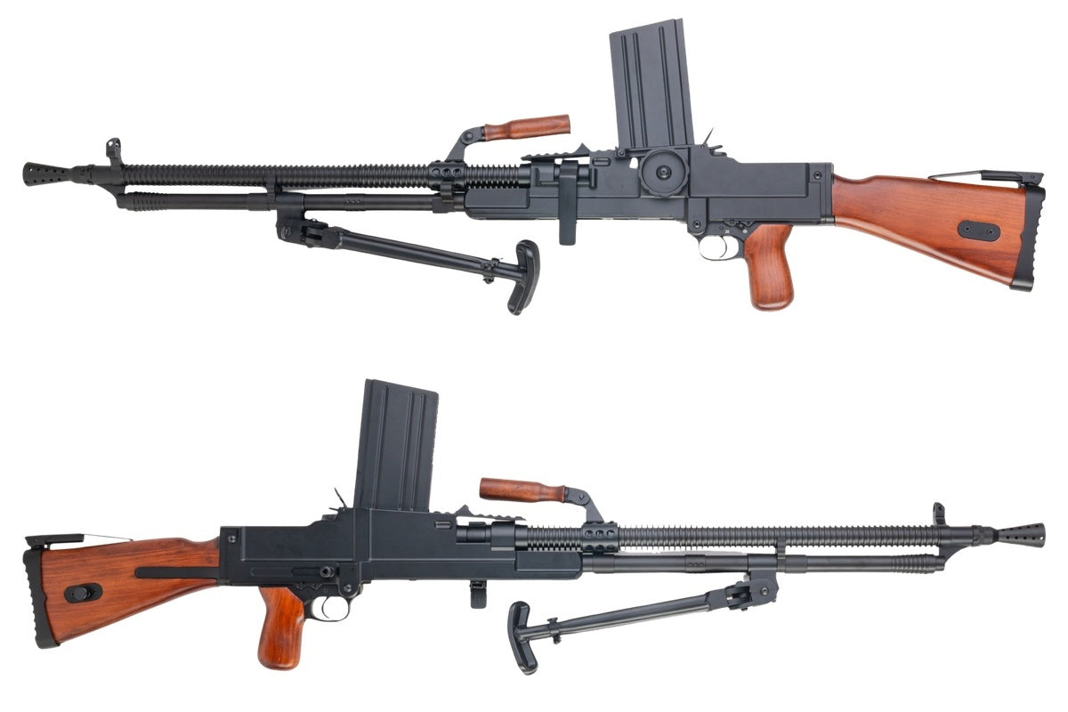 Snow Wolf ZB26 Carbine Airsoft AEG Light Machine Gun (Real Wood)
