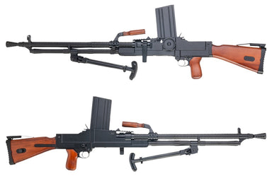 Snow Wolf ZB26 Carbine Airsoft AEG Light Machine Gun (Real Wood)