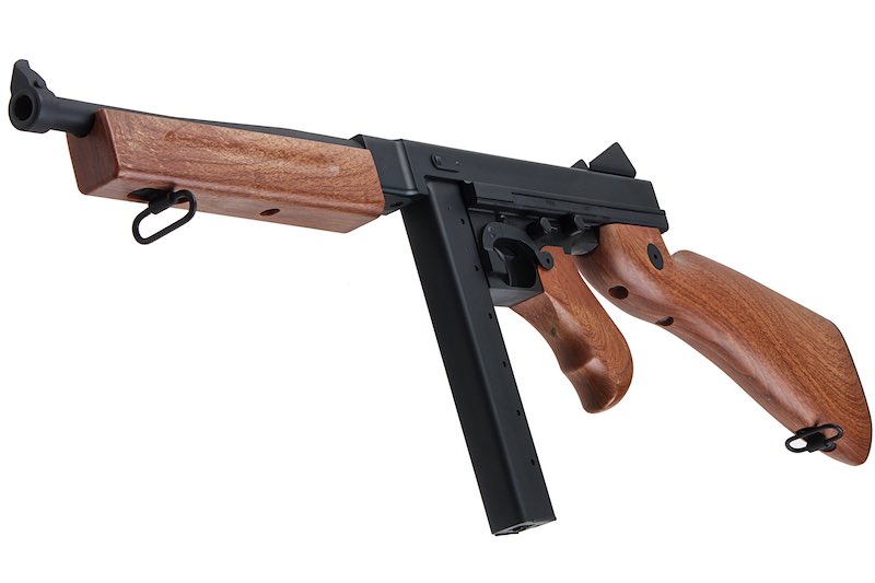 Snow Wolf Metal Body WWII M1A1 Thompson AEG (SW-05)