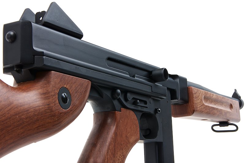 Snow Wolf Metal Body WWII M1A1 Thompson AEG (SW-05)