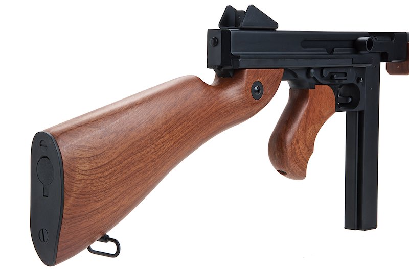 Snow Wolf Metal Body WWII M1A1 Thompson AEG (SW-05)