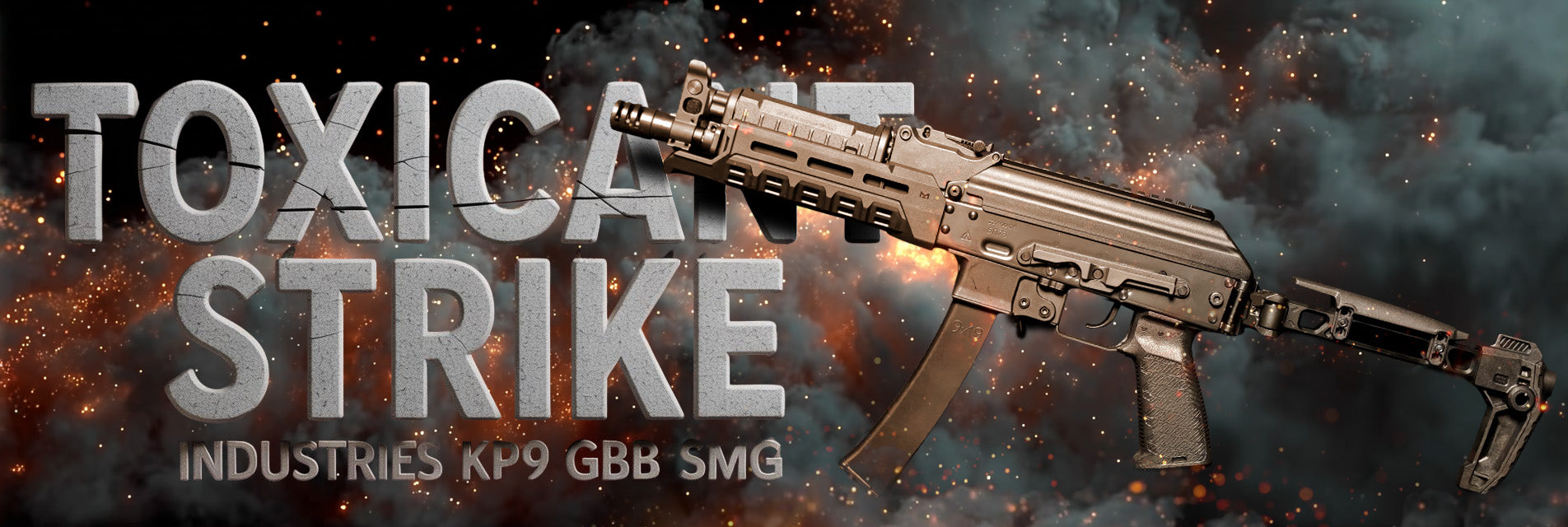 Toxicant Strike Industries KP9 GBB Airsoft SMG