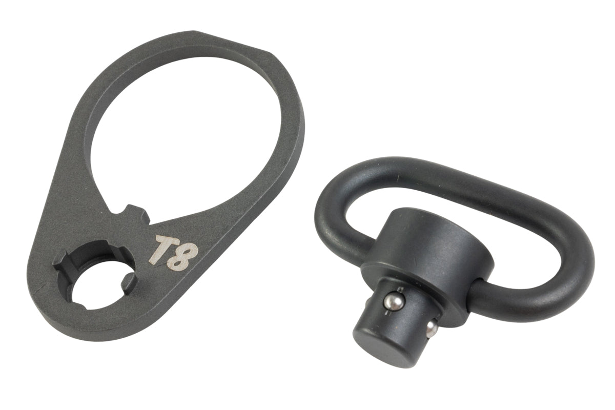 T8 QD Sling Swivel Steel End Plate Set For Tokyo Marui MWS GBB Airsoft Rifle