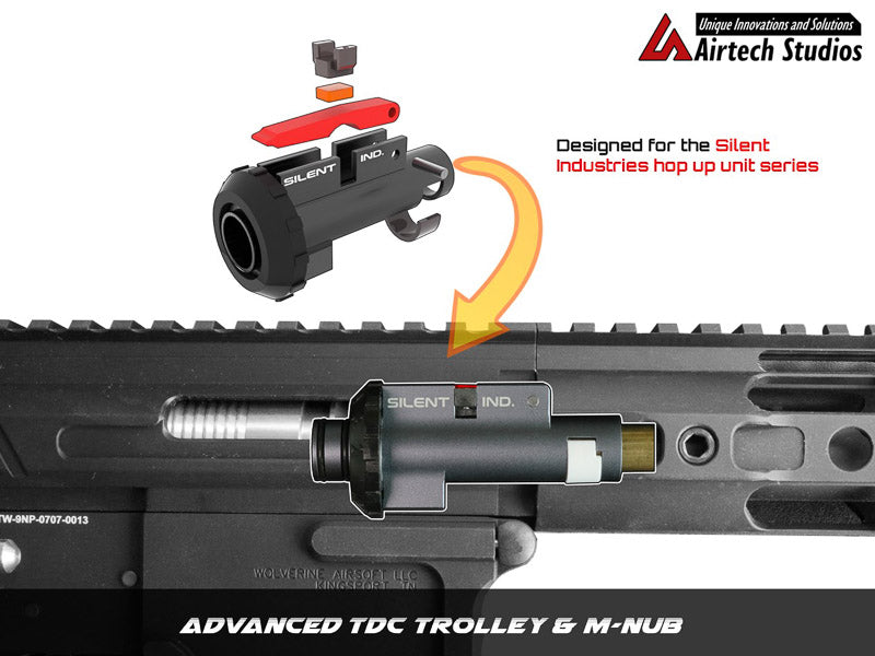 Airtech Studios Advanced TDC Trolley w/ M-Nub For Silent Industries MTW & M4 Hop Up Rotary Chamber