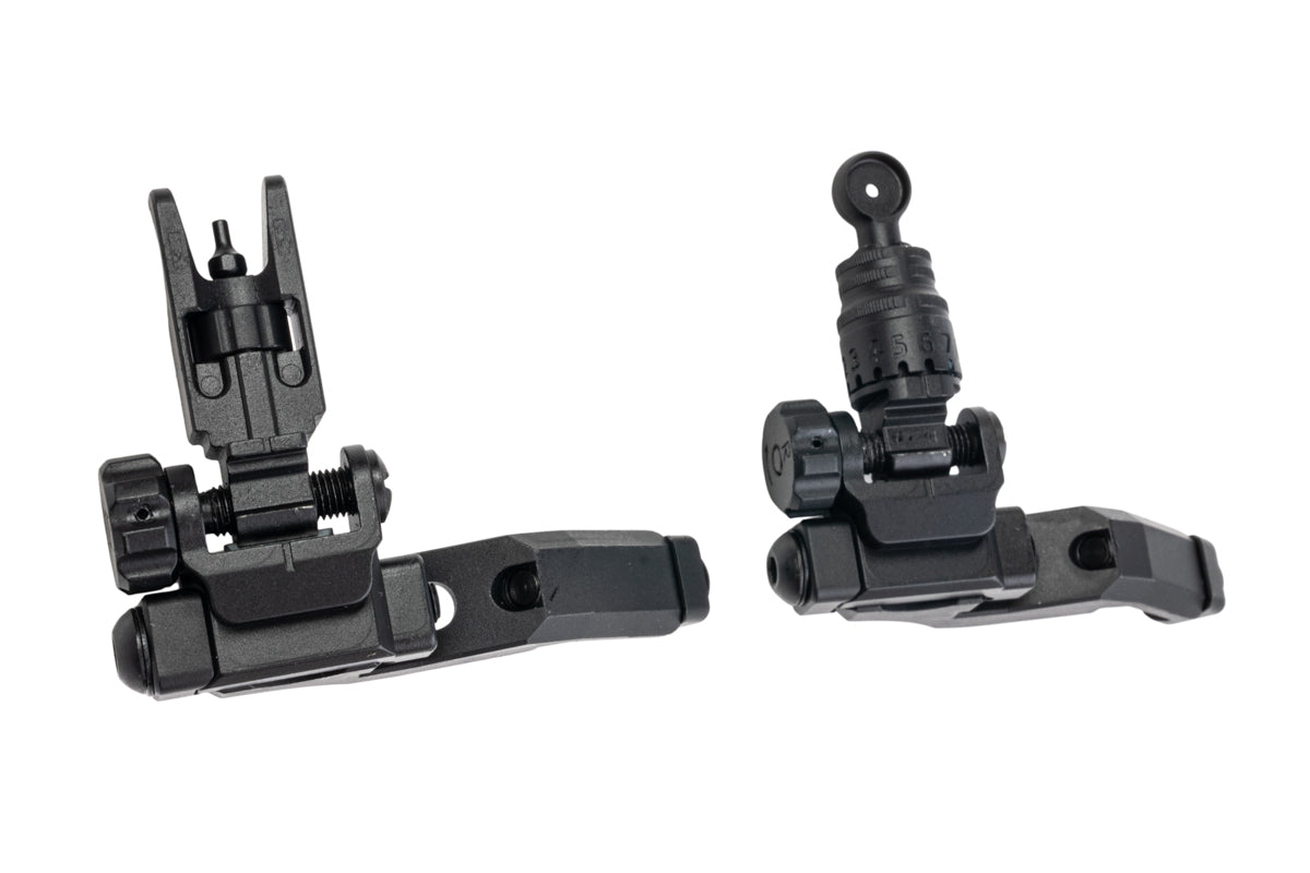 Task Force S Style 45 Degree Folding Backup Sights Set