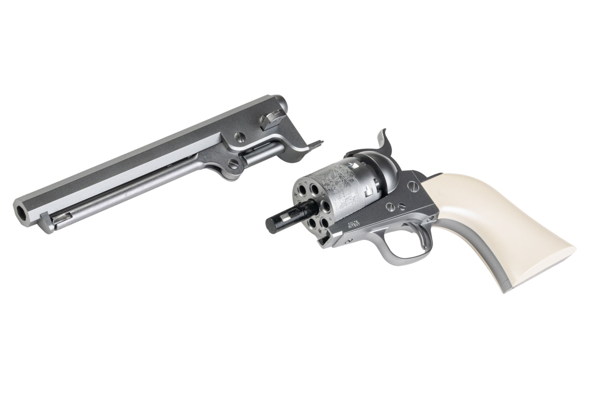 Tokyo Marui M1851 Navy Spring Revolver - Silver