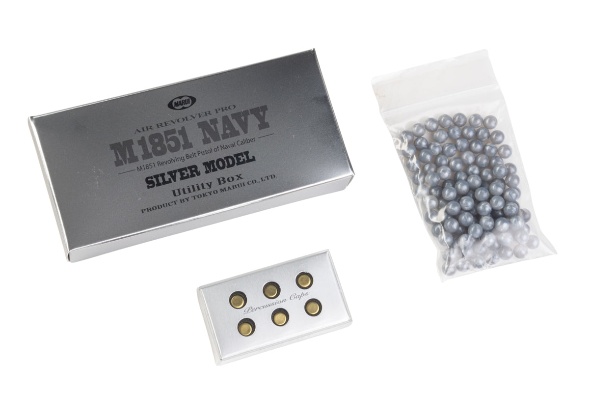 Tokyo Marui M1851 Navy Spring Revolver - Silver
