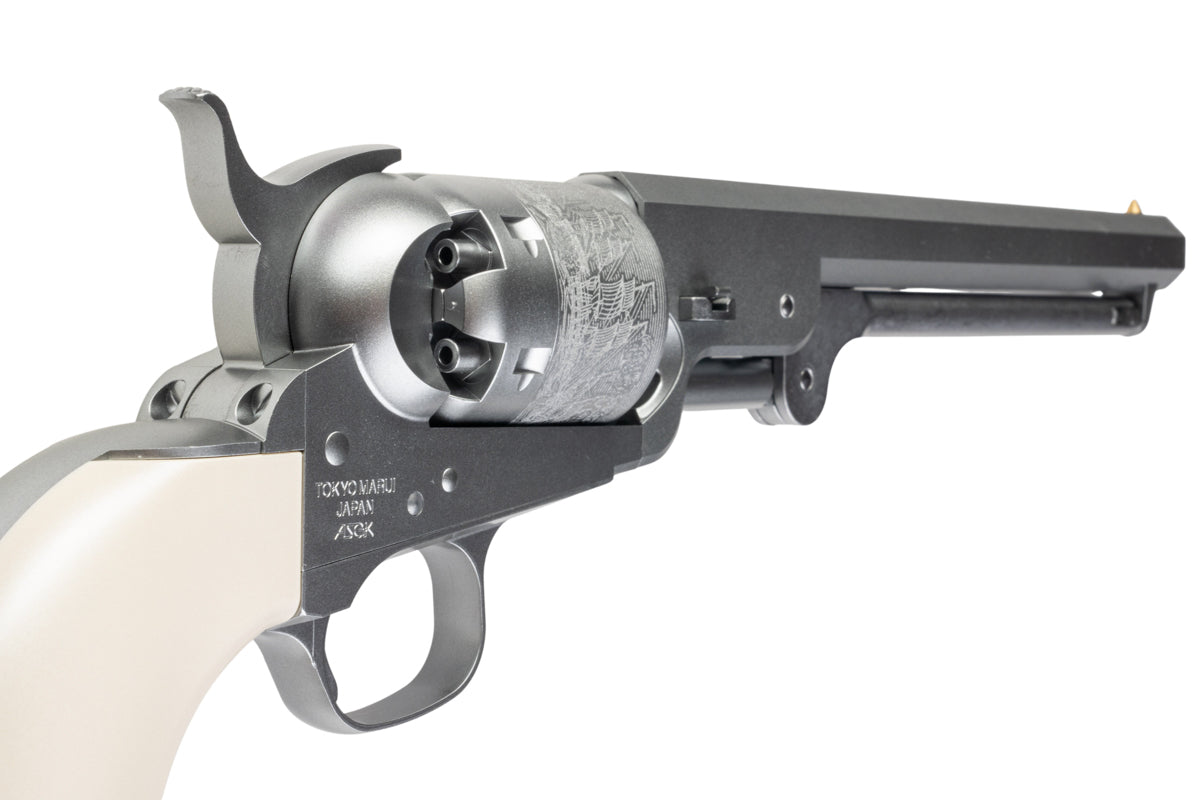 Tokyo Marui M1851 Navy Spring Revolver - Silver