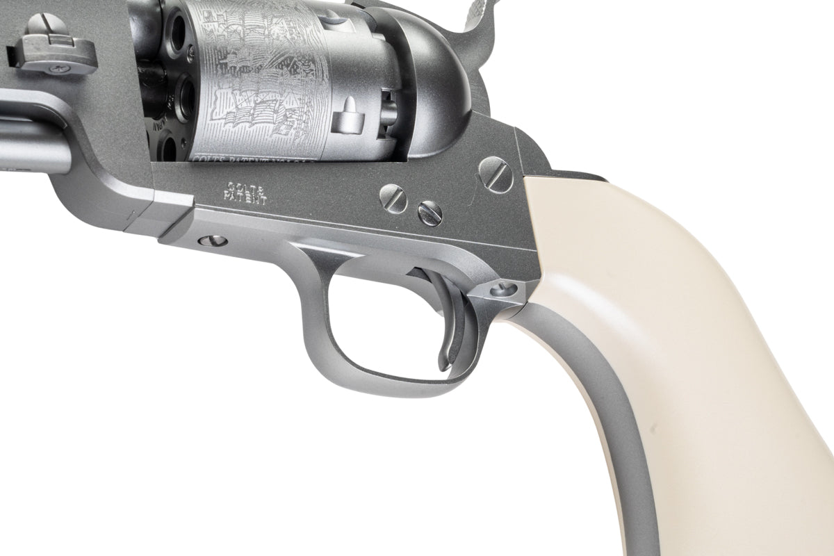 Tokyo Marui M1851 Navy Spring Revolver - Silver
