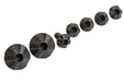 Dr. Black Stainless Steel Type A Custom Grip Screw for Aluminum Grip (7pcs)