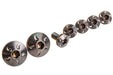 Dr. Black Stainless Steel Type B Custom Grip Screw for Aluminum Grip (7pcs/ Titanium)