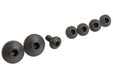 Dr. Black Stainless Steel Type C Custom Grip Screw for Aluminum Grip (7pcs)