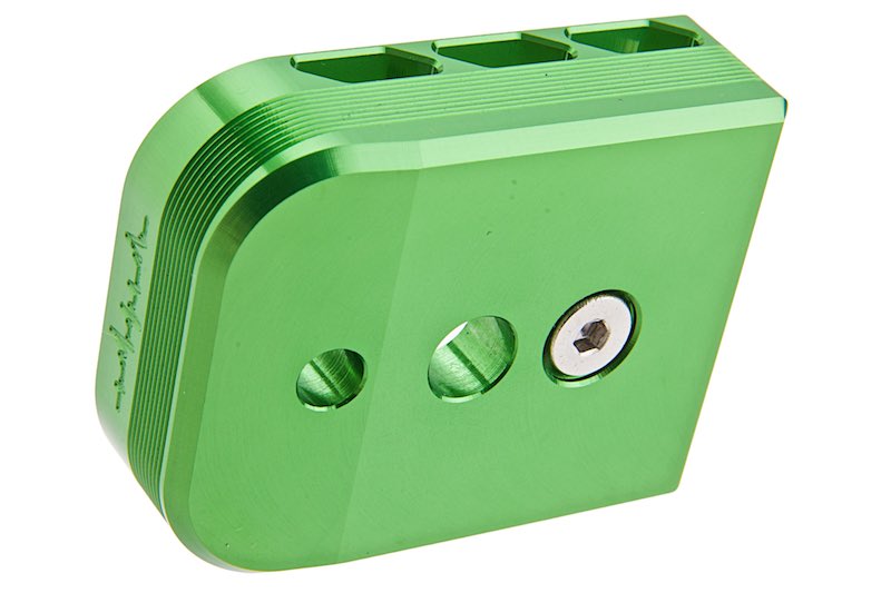 Dr. Black Aluminum Type B Magazine Base For Tokyo Marui Hi Capa 5.1 GBB AIrsoft (Green)
