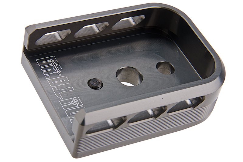 Dr. Black Aluminum Type B Magazine Base For Tokyo Marui Hi Capa 5.1 GBB Airsoft (Grey)