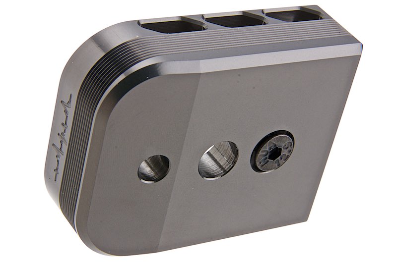Dr. Black Aluminum Type B Magazine Base For Tokyo Marui Hi Capa 5.1 GBB Airsoft (Grey)