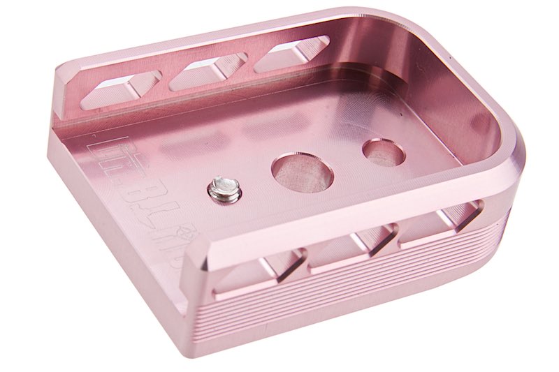 Dr. Black Aluminum Type B Magazine Base For Tokyo Marui Hi Capa 5.1 GBB Airsoft (Pink)