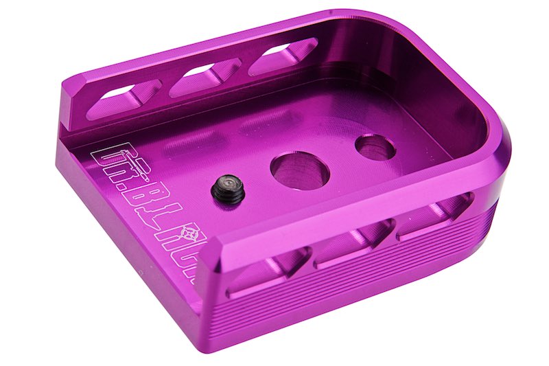 Dr. Black Aluminum Type B Magazine Base For Tokyo Marui Hi Capa 5.1 GBB AIrsoft (Purple)