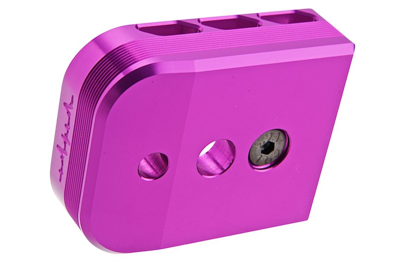 Dr. Black Aluminum Type B Magazine Base For Tokyo Marui Hi Capa 5.1 GBB AIrsoft (Purple)