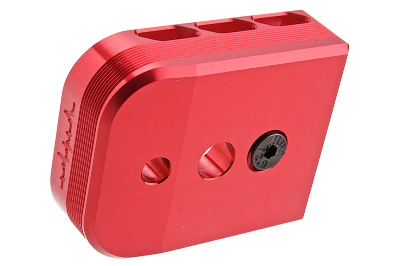 Dr. Black Aluminum Type B Magazine Base For Tokyo Marui Hi Capa 5.1 GBB AIrsoft (Red)