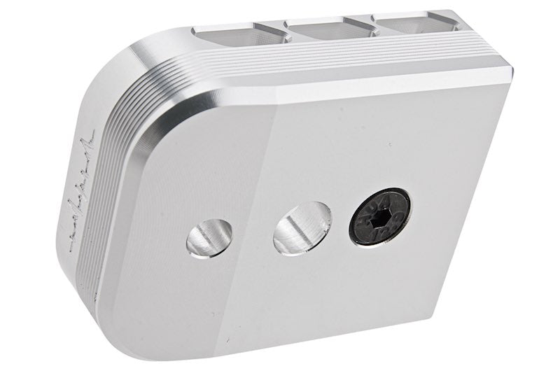 Dr. Black Aluminum Type B Magazine Base For Tokyo Marui Hi Capa 5.1 GBB AIrsoft (Silver)