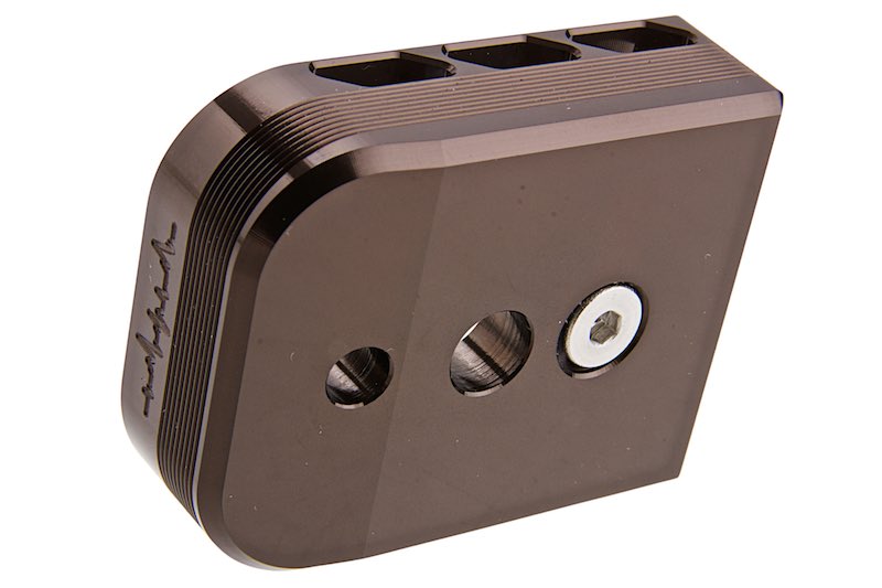 Dr. Black Aluminum Type B Magazine Base For Tokyo Marui Hi Capa 5.1 GBB AIrsoft (Tan)