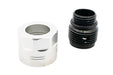 Dr. Black Aluminum Type A Barrel Thread Protector With Adapter (11mm CW to 14mm CCW/ Silver)